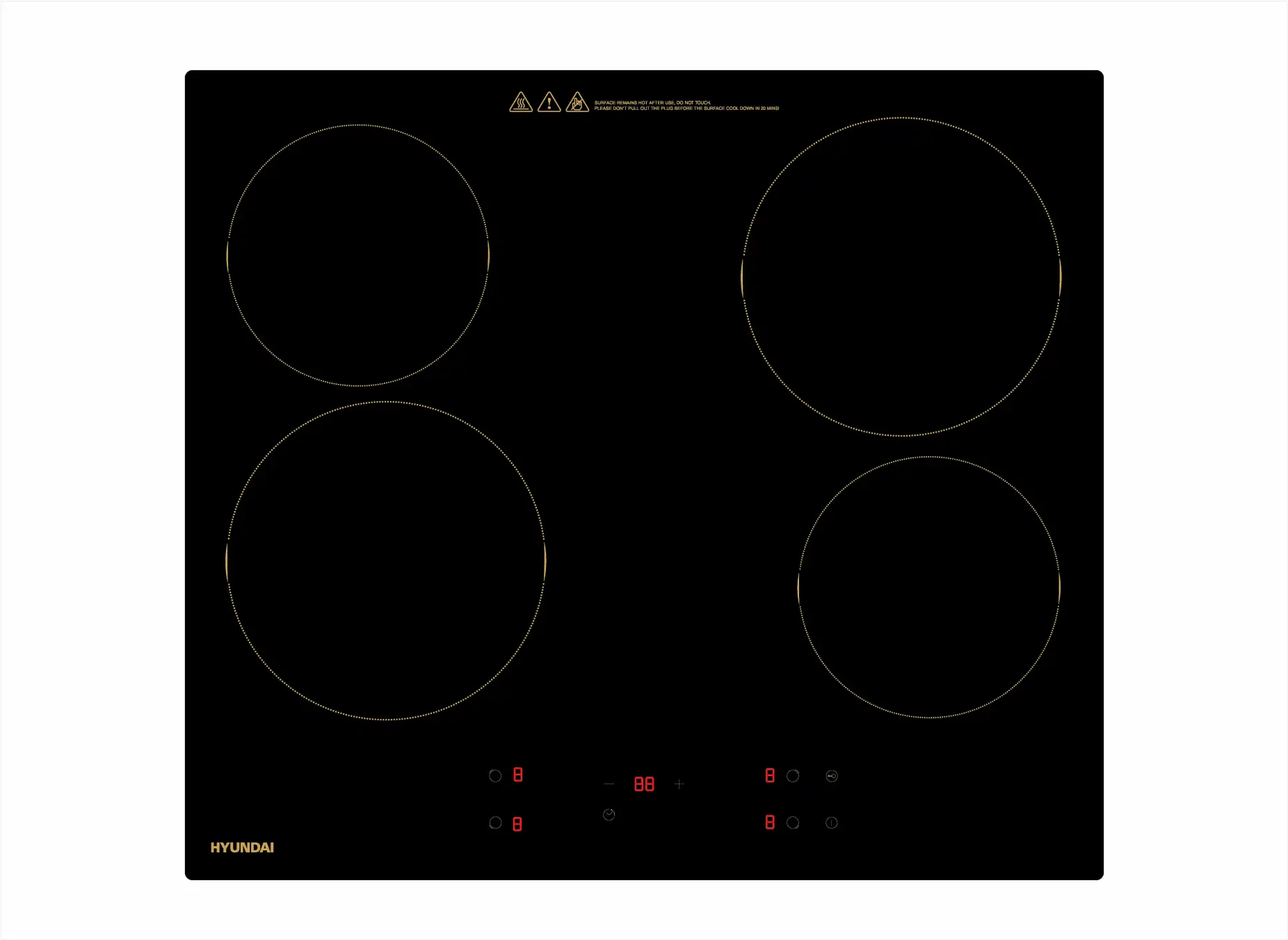 HYUNDAI - კერამიკული ზედაპირი - HF6010B3E