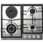 HYUNDAI - გაზქურის ზედაპირი გაზის - BI60FS2G1W1HPW3-IXCP ( INOX  )